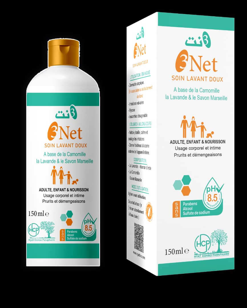 3 Net soins lavant doux 